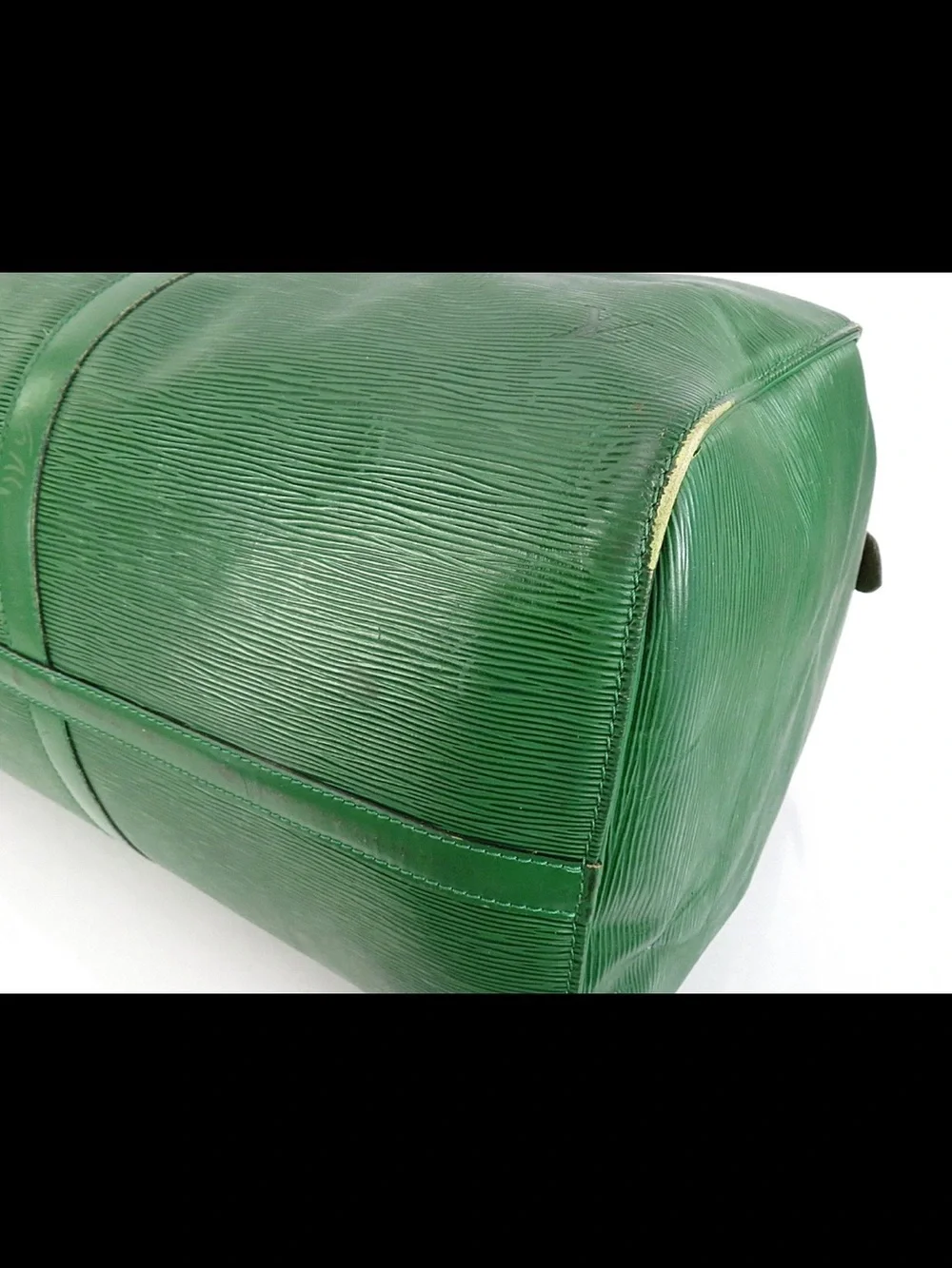 Louis Vuitton Green Epi Leather Duffel Bag